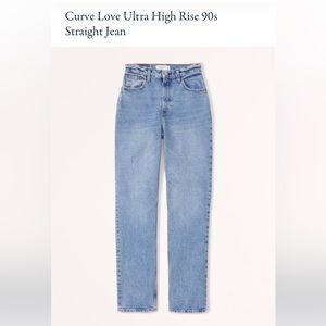 90’s Ultra High Rise Straight Curve Love Jeans.